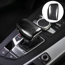 Real Carbon Fiber Interior Gear Shift Knob Trim Cover Fits 17-24 A4 S4 B9 A5 S5