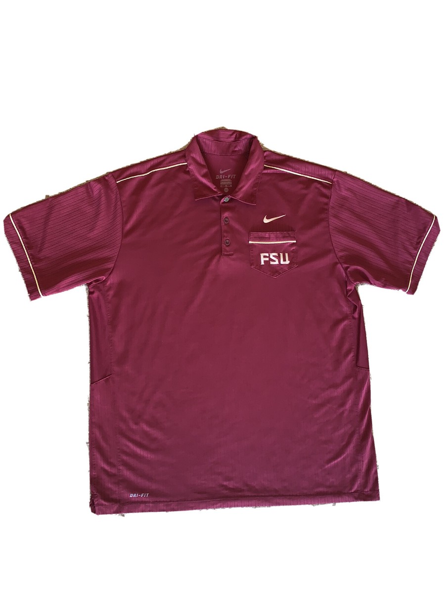 fsu nike dri fit polo