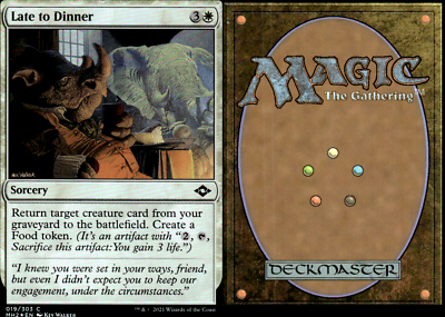 Late to Dinner (019/303) Foil Modern Horizons 2 MH2 Magic the