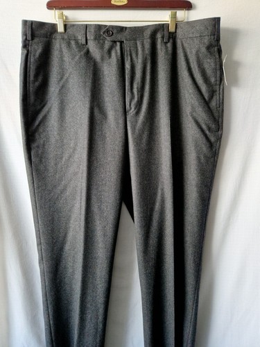 Pantalón Formal Brooks Brothers Gris Cálido Suave Lana Merino Regent Regular W44 - Imagen 3 de 14