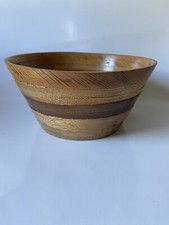 Hand Turned Hobbyist Wooden bowl. inside of Bowl Not Perfect See Photo
