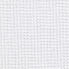 22 COUNT AIDA WHITE LINEN CROSS STITCH FABRIC MATERIAL 100% COTTON EMBROIDERY