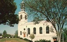 Vintage Postcard View of Winston Churchhill Memorial Westminster Col. Fulton MO