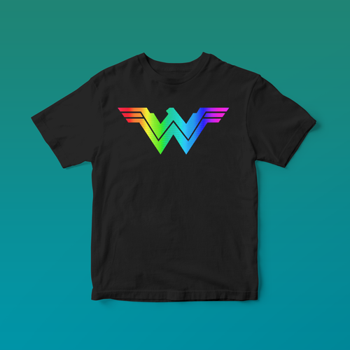 Wonder Woman Logo Holographic Shiny 