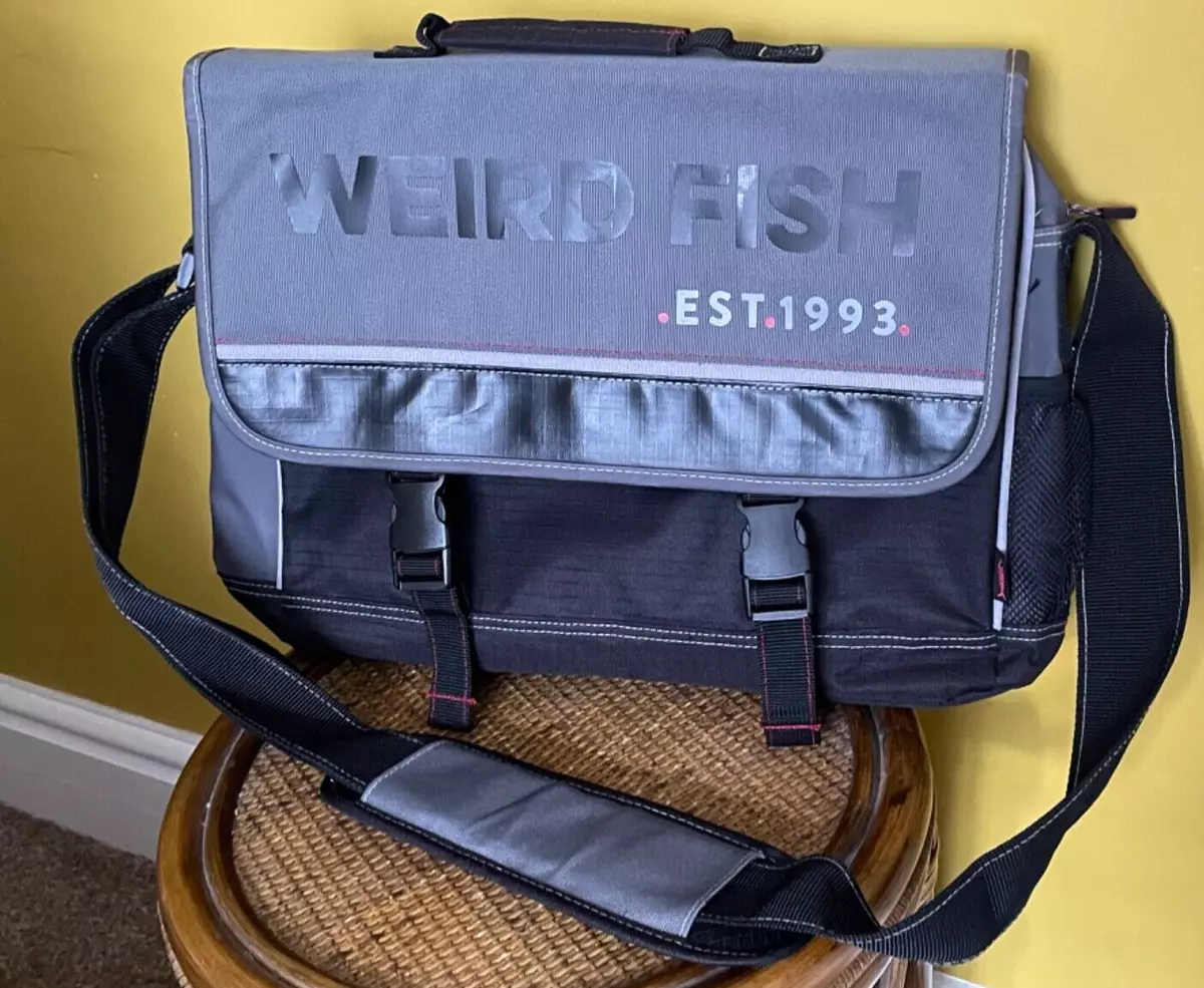 Weird fish sales messenger bag