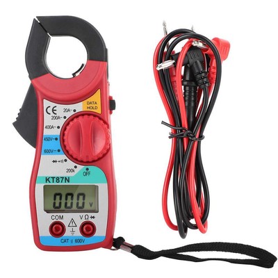 Digital Clamp Meter, Multimeter Tester Voltage Tester Clamp Meter DC AC Ammeter