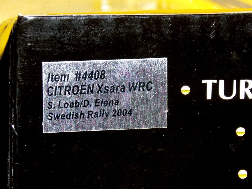 Citroën Xsara WRC 2004 LOEB ELENA SUECO #3 ESTRELLA SOLAR 4408 1:18 Foto 4 de 4