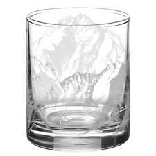 MOUNTAINS Whiskey Glass