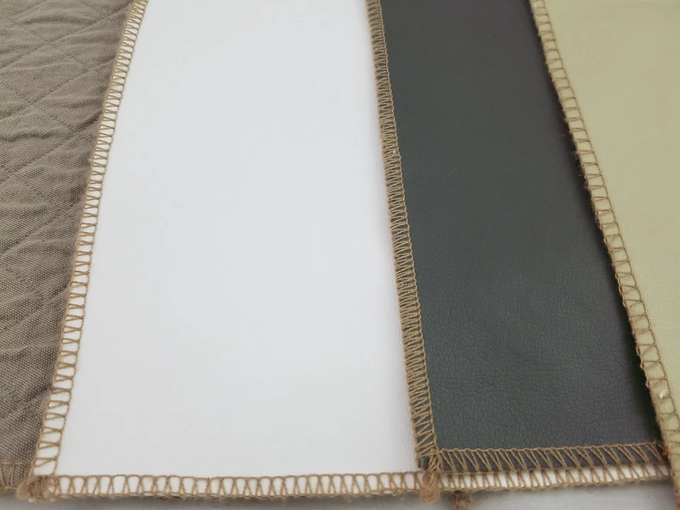 LEE Furniture Tweed Faux Leather Fabric Samples Quilted Woven Grade K M 2012 Lot - Image 3 of 4