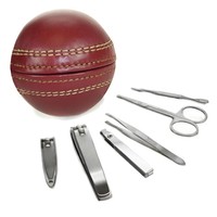 Portland Leather Cricket Ball Nail Grooming Gift Vintage Care Set Manicure Kit Portland Leather Cricket Ball Nail Grooming Gift Vintage Care Set Manicure Kit