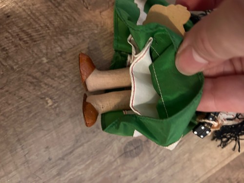 Muñeca Disfraz Nacional Italiana De Colección - 7" - Cara de Tela Pintada a Mano con Etiqueta y Caja - Imagen 3 de 9