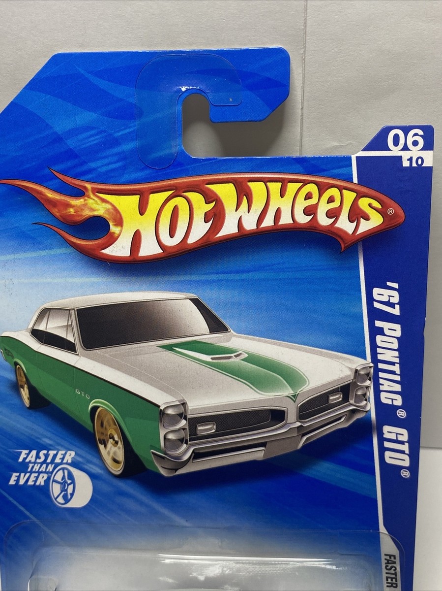 Hot Wheels Faster Than Ever '10 '67 Pontiac GTO green white | eBay