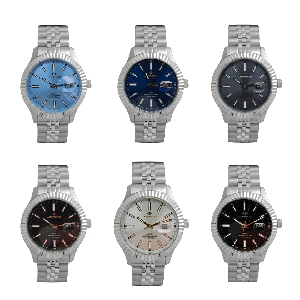 Lorenz Sport Orologio Sportivo al Quarzo Uomo in Acciaio Inossidabile