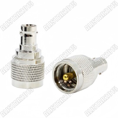 10 x UHF PL-259 Male Plug to BNC Jack Female Adapter ST RF New BNC-UHF Connector