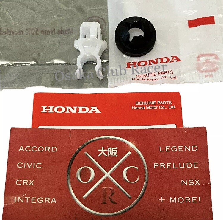 New Genuine OEM Honda Civic Hood Prop Rod Holder Clip Grommet 92