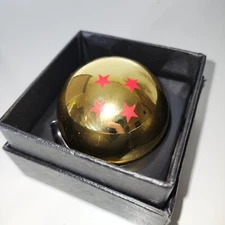 Gold Dragon Ball Z Herb Spice Grinder, Goku, Aluminum, Alloy 3 Piece 4 Star 