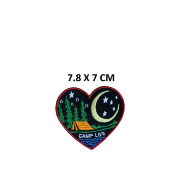 Camp Life Nature Adventure Holidays Embroidered Sew Iron On Badge Patch New 1051
