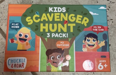 Kids Scavenger Hunt 3 Pack Chuckle And Roar Buffalo Games, Ages 6+, 2-6 Players