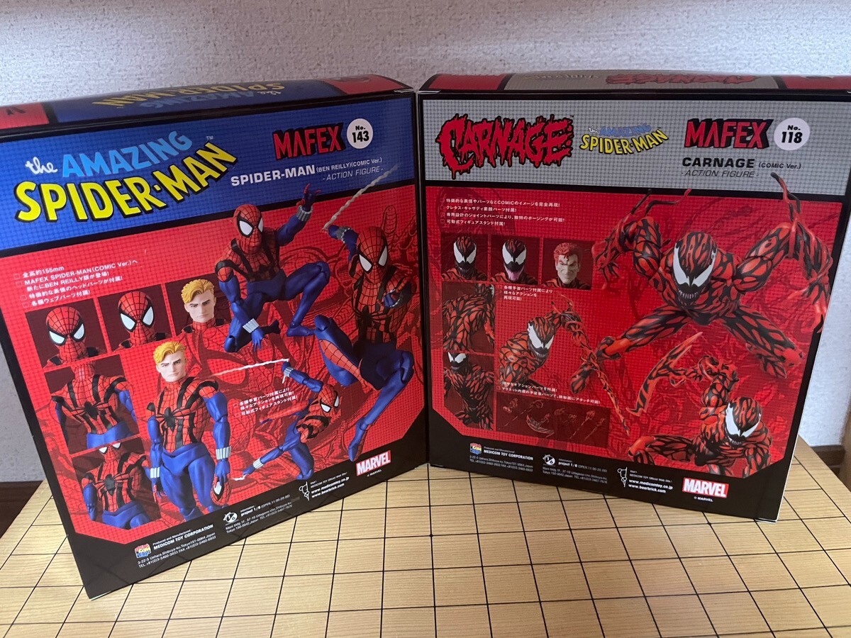 その他 MEDICOM TOY - BE@RBRICK CARNAGE SPIDER-MAN BEN REILLY MEDICOM TOY - BE@RBRICK SPIDER-MAN BEN REILLY&CARNAGEの通販