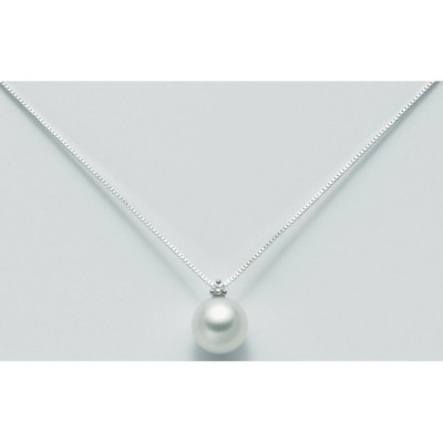 Collier Oro Bianco Perla E DIAMANTE MILUNA PCI859BM_2V5 collana