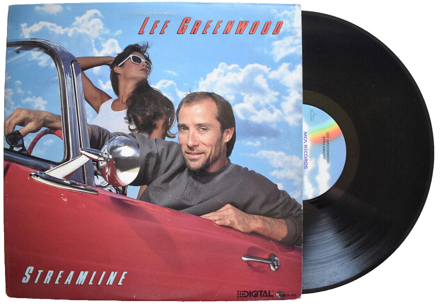 LEE GREENWOOD STREAMLINE VINYL LP RECORD MCA 5622 POP COUNTRY 1985-