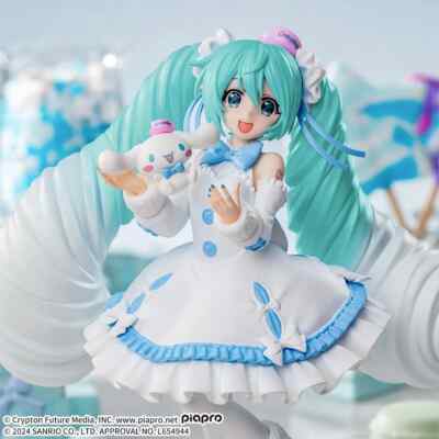 miku figure white dress brown corset bows in hair Hatsune Evolve Clearluxe (Clione) But hey Hatsune Miku Series Luminasta Hatsune