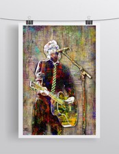 FLOGGING MOLLY 24x36in Poster, Dave King of Flogging Molly Tribute Free Shipping