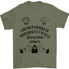Ouija Board Dark Black Magic Voodoo Mens T-Shirt 100% Cotton