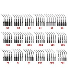 10x Dental Ultrasonic Piezo Scaler Tips fit Woodpecker EMS DTE SATELEC Handpiece