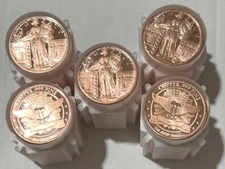 NEW! LOT OF 100 X 1 OZ Standing Liberty No Date .999 FINE COPPER ROUND  BULLION