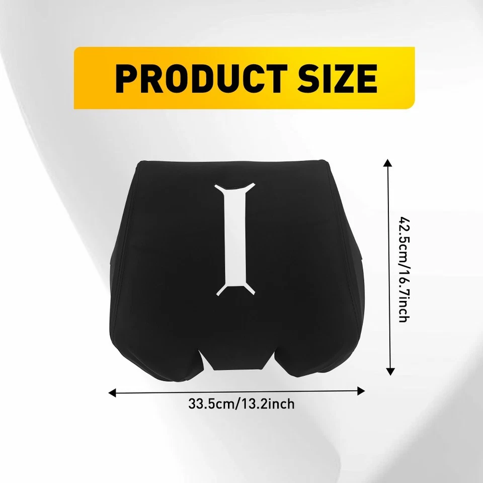 Cubierta de cuero con tapa de asiento de cubo para consola GMC Sierra 14-18 1500 Series 1-5X Foto 3 de 4