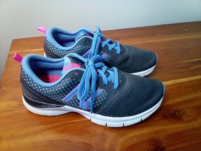 New Balance Wm's Charcoal, Pink & Blue WX711SP Running Training Sneakers Sz 6.5