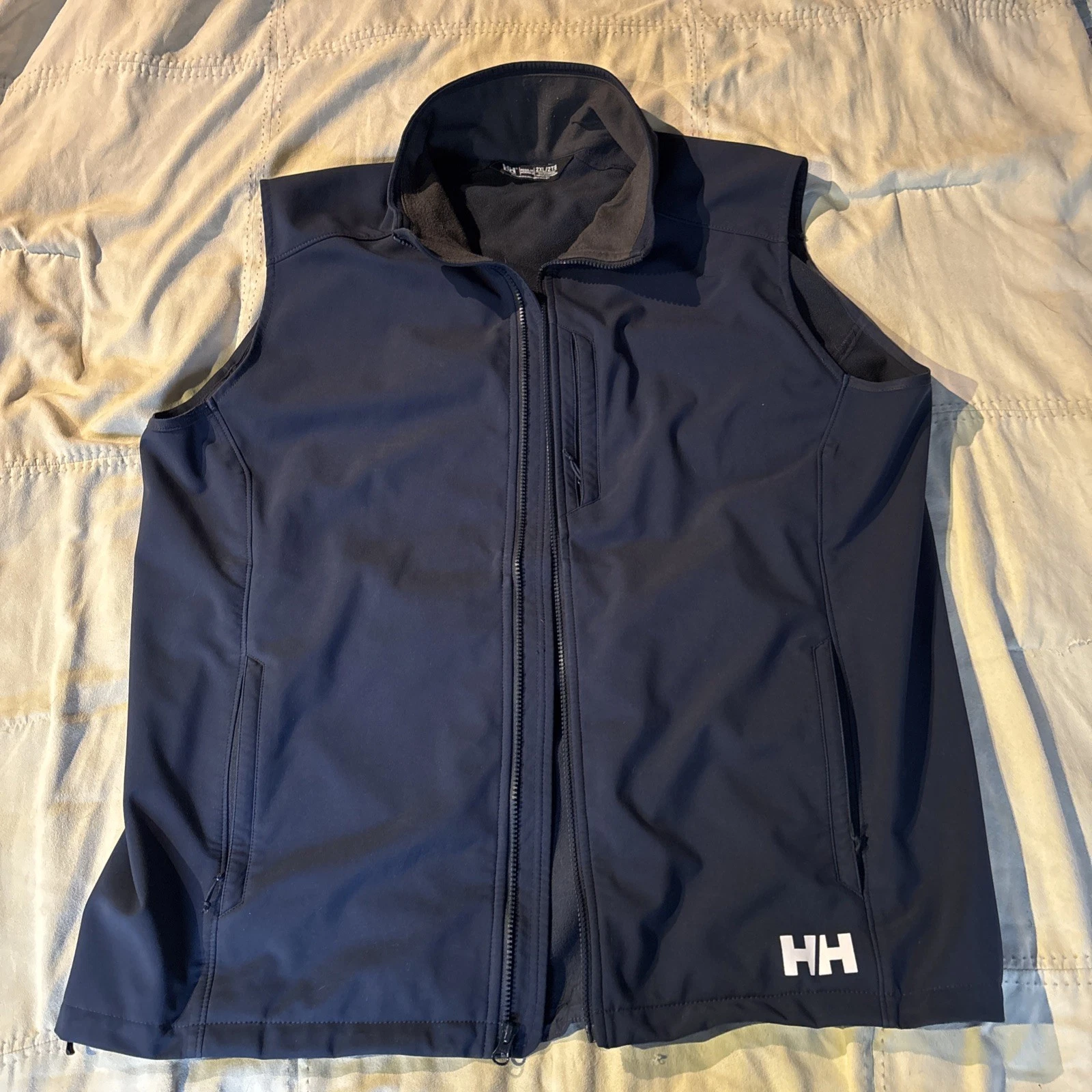 Helly Hansen Vest Mens Size 2XL Navy Blue Gilet SoftShell Vest