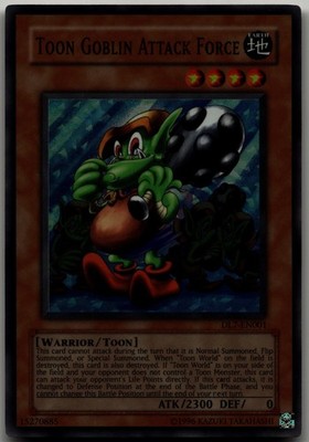 Toon Goblin Attack Force Super Rare Duelist League Promo DL7-EN001 LP