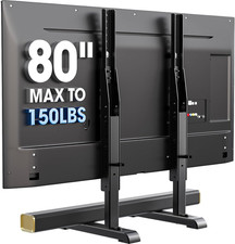 Universal Table Top TV Stand for 24  80 Inch TVs Height Adjustable VESA 800x500