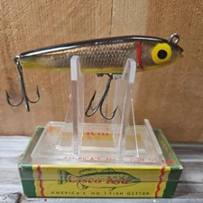 Vintage Wallsten Cisco Kid "SALTY CISCO" #1111W. Gold Shiner color Lure. Box.