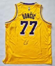 LUKA DONCIC SIGNED Los Angeles Lakers jersey ORIGINAL AUTOGRAPH