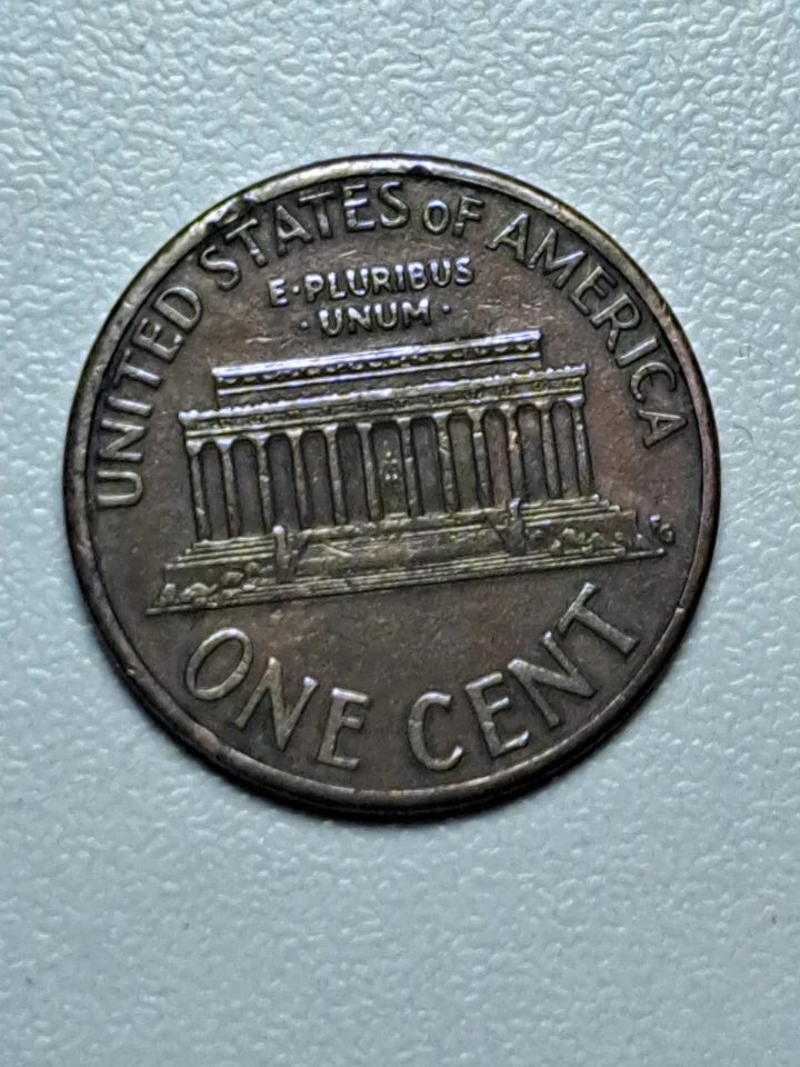 1993 D ddo error wide AM penny - Image 2 of 4