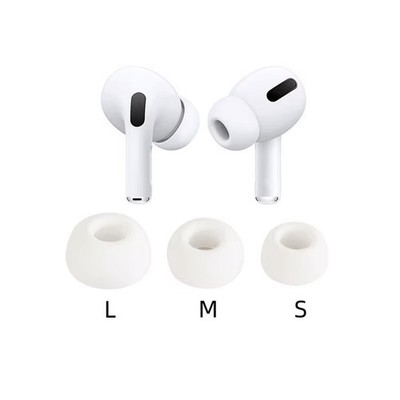 Ersatz Ohrstöpsel für Apple AirPods Pro 3 Silikon Tips In Ear Aufsätze in Weiß