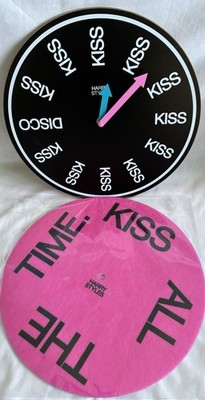 Harry Styles Kiss All The Time. Disco, Occasionally. CLOCK & VINYL SLIPMAT