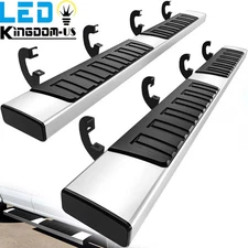 6" Running Boards for 07-18 Silverado Sierra 1500 Crew Cab Nerf Bars Side Steps