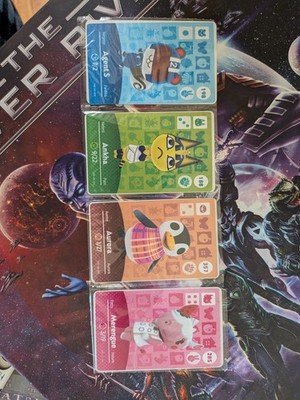 Animal Crossing Amiibo (Agent S, Ankha, Aurora, Merengue)