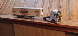 Eligor 1/43 Volvo FH12 Restylé + Remorque Chereau Sotrab Petrus - Bleu/blanc