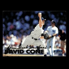 David Cone #124 1999 Fleer Tradition New York Yankees Baseball Card MLB