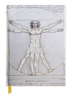 Vitruvian Man Blank Sketch Book, Hardcover by Flame Tree Publishing Ltd (COR)...