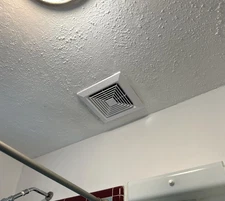 Bathroom Exhaust Fan Cover White Bathroom Ceiling Fan Grille with Springs White