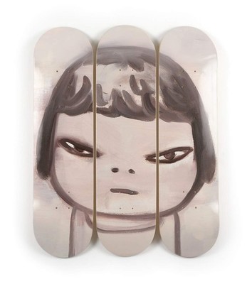 Alone in the wind (Set of 3) 2020, YOSHITOMO NARA Skate Deck, 奈良