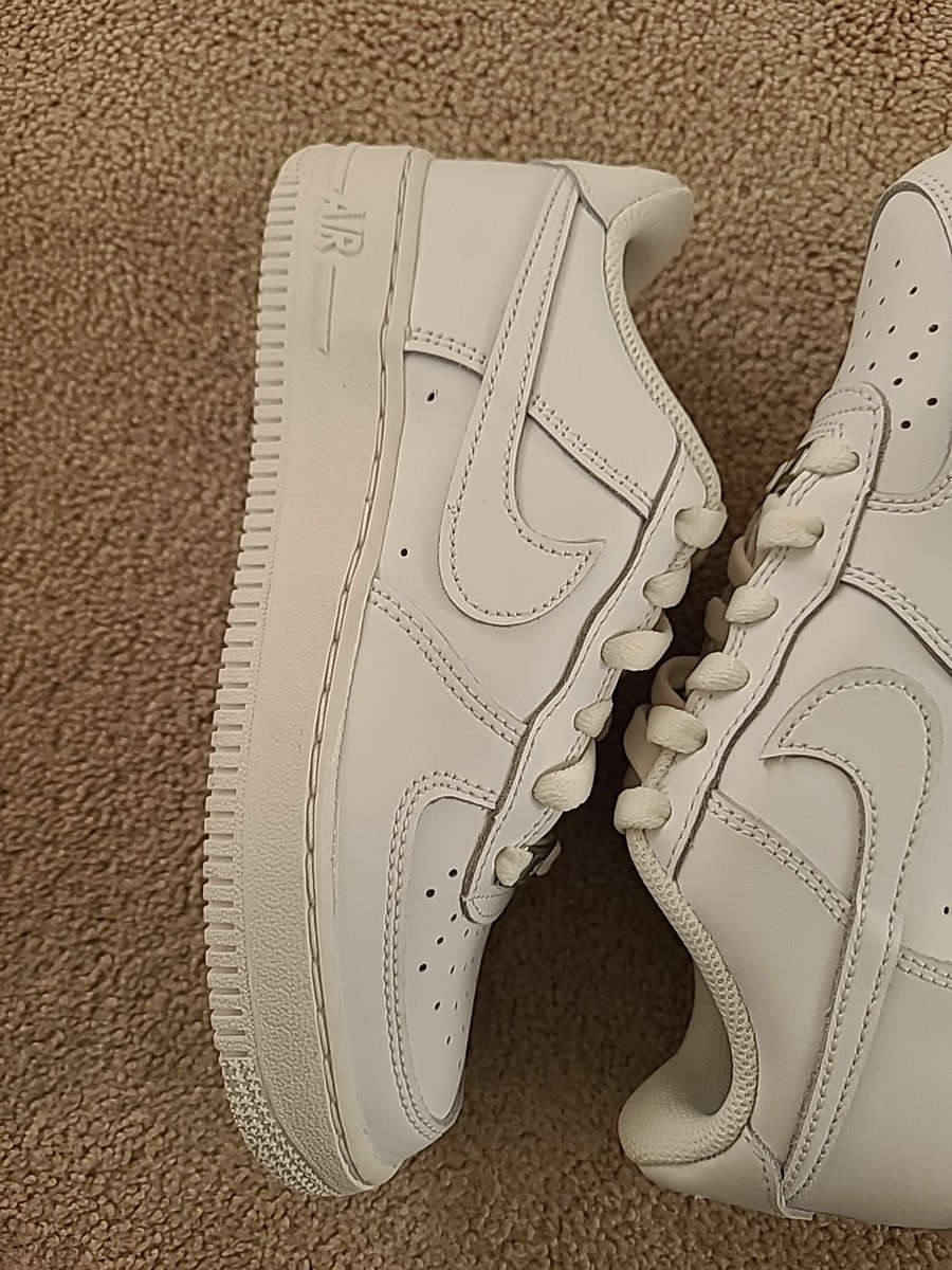 (4109)NIKE・AIRFORCE1　LOW　ユーズド Nike Air Force 1 Low Athletic Club White Grey 2021 Size 4.5Y