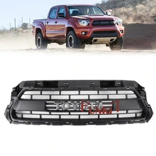 Grille For Tacoma 2012 2013 2014 2015 Front Bumper Grill Matte Black W/Letters