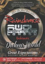 RAINDANCE & AWOL 7/12/13 Classic Rave Flyer